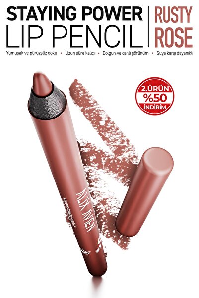 Alix Avien Suya Dayanıklı Uzun Süre Kalıcı Yumuşak Dudak Kalemi - Staying Pow...