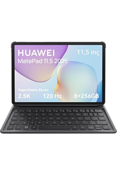 Huawei Yeni 2025 MatePad 11.5" PaperMatte 8GB 256GB Tablet + Klavye