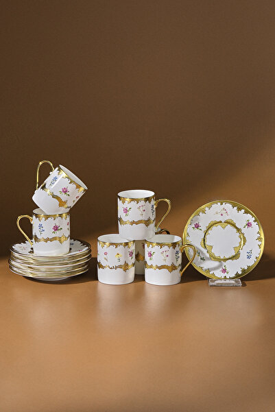 Karaca Ceașă de cafea Bihter pentru 6 persoane 90 ml