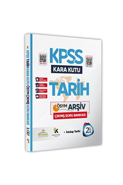 İnformal Yayınları KPSS Tarihin Kara Kutusu 2.Cilt En Kapsamlı Çıkmış Soru Ha...