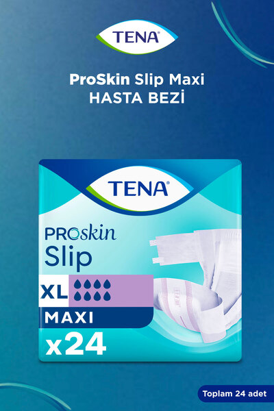 TENA ProSkin Slip Maxi Yetişkin Hasta Bezi 8 Damla XL - 24'lü 1 Paket (24 Adet)
