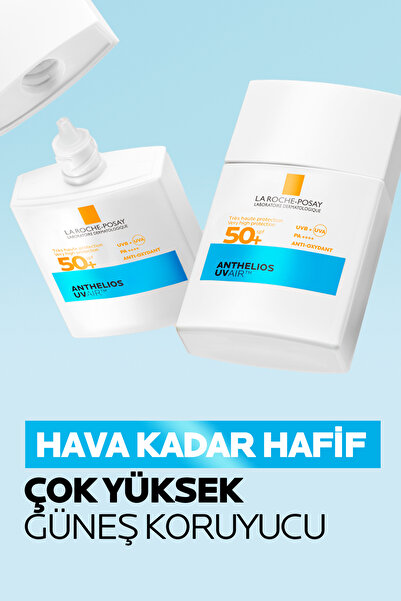 La Roche Posay Anthelios Uvair SPF50+ Hava Kadar Hafif Tüm Ciltler İçin Yüz Güneş Kremi 40ML 3337875917810