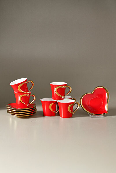 Karaca Kalart 6-Piece Coffee Cup Set 90 ml