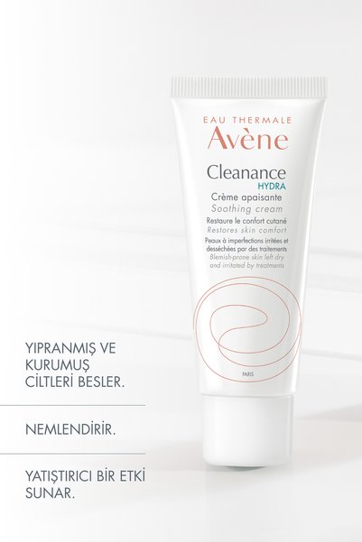 Avene Cleanance Hydra Nemlendirici Krem Yıpranmış ve Kurumuş Ciltler için Yoğun Bakım Etkili Krem 40 ml