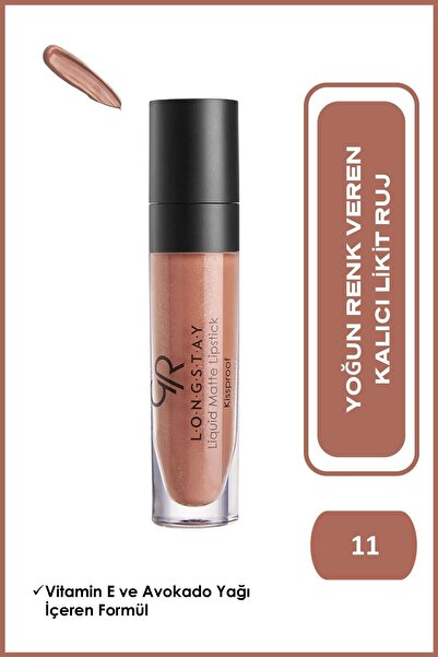 Golden Rose Longstay Liquid Matte Lipstick No:11