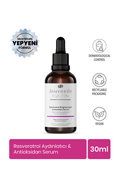 Jeuvenile Resveratrol %3 Serum – Antioksidan / Onarıcı & Koruyucu, Hyaluronik...
