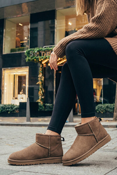 SOHO Damenstiefel aus Nerz-Wildleder – Modell Bootie 20024