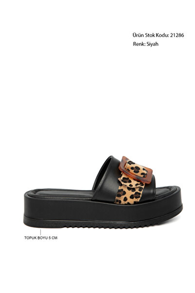 SOHO Papuci negri pentru femei 21286