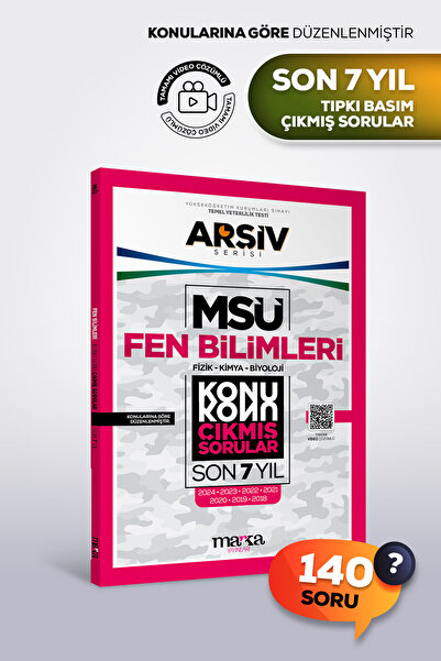 Marka Yayınları MSÜ Fen Bilimleri Son 7 YIL Konu Konu Çıkmış Sorular | Video ...