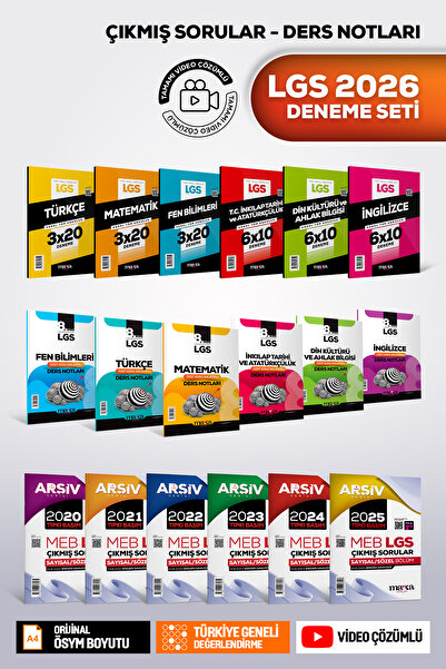 Marka Yayınları Lgs 2026 Özet Konu Anlatımlı Ders Notları  | Tüm Dersler Dene...