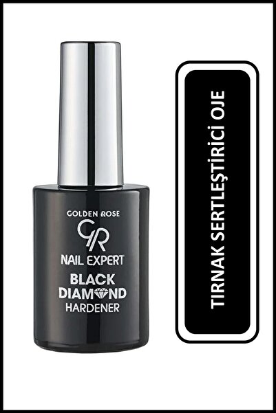 Golden Rose Nail Expert Black Diamond Hardener - Siyah Elmas Tozlu Tırnak