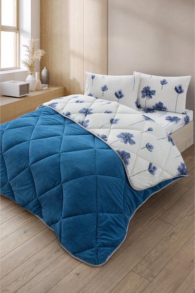 Formeya Nordelle King Size Luxury Wellsoft Quilt Double-Sided - Quilt Set wit...