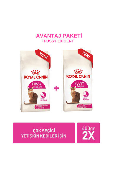 Royal Canin Fussy Exigent Seçici Kediler Için Kuru Kedi Maması 400 Gr x 2 Adet