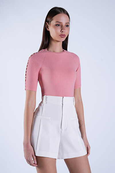 Trend Alaçatı Stili Women's Black High Neck Hidden Zipper Sleeveless Knitted ...