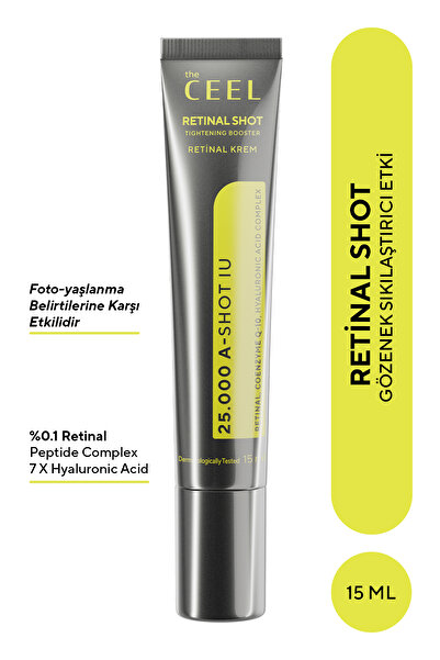 Retinal Shot %0,1 Onarıcı & Aydınlatıcı Booster Krem Azelaic Acid, Q10, 7x Hyalorunic Acid 15 ml