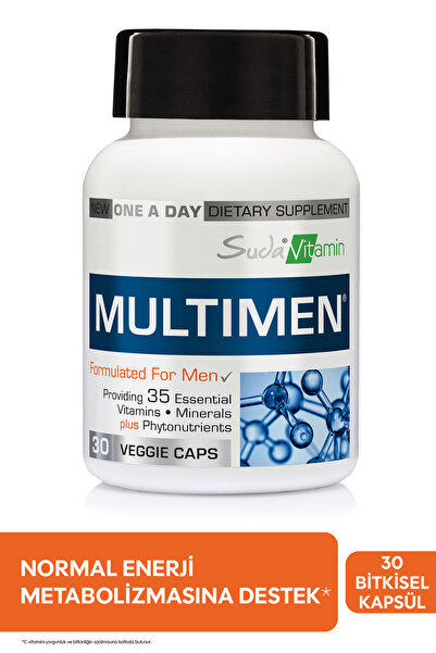 Suda Vitamin Multimen Erkek Multivitamin Enerji&Bağışıklık Kırmızı Kore Ginse...