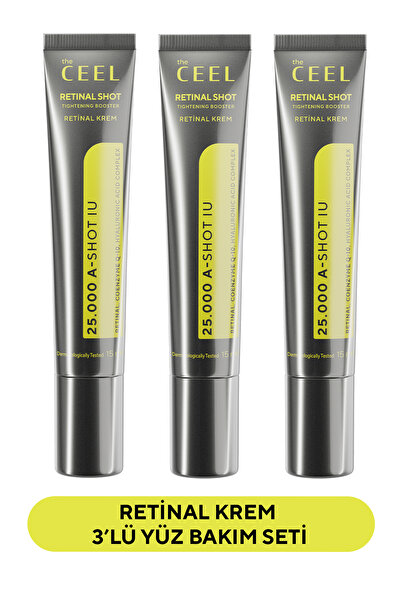 The Ceel 3'lü Retinal Shot %0,1 Onarıcı&Aydınlatıcı Booster Krem Azelaic Acid...