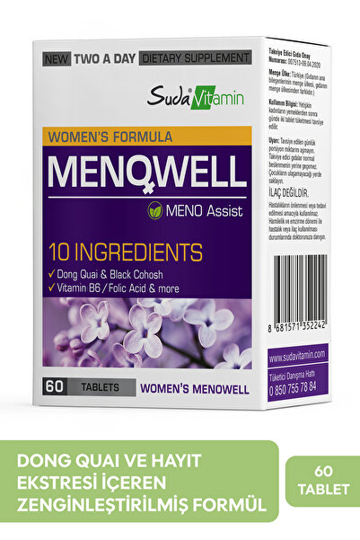 Suda Vitamin Menowell Women's Formula 60 Tablet
