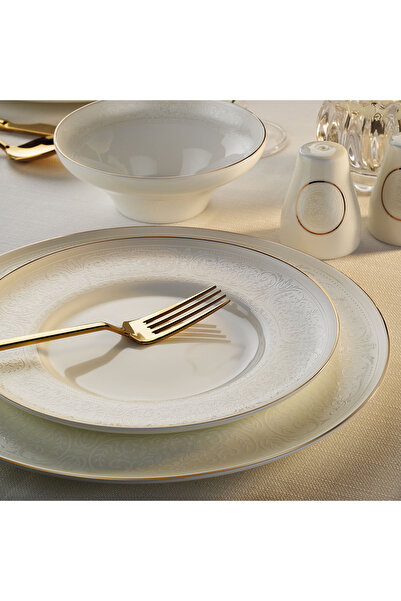 Aryıldız 60 Parça Dante Yemek Takımı Altın