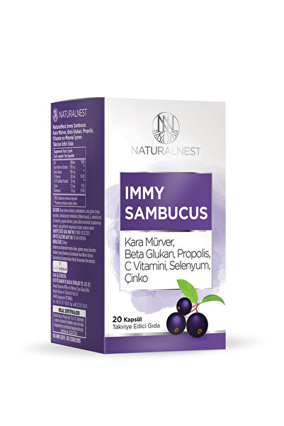 Naturalnest STD Immy Sambucus 20 Kapsül ( TEKLİDİR )