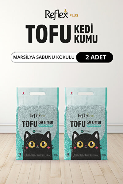Reflex Plus Marsilya Sabunu Kokulu Tofu Kedi Kumu 7L x 2 Adet