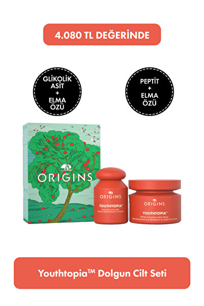 Origins Elma Özlü Youthtopia Dolgun Cilt Seti