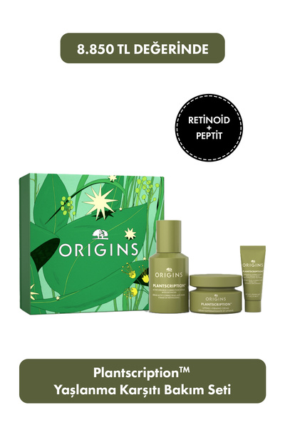 Origins PlantscriptionTM Yaşlanma Karşıtı Bakım Seti