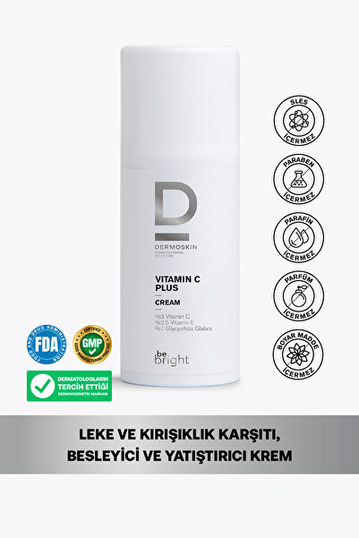 Dermoskin Be Bright Vitamin C Plus Krem | Leke Giderici | Nemlendirici Krem |...