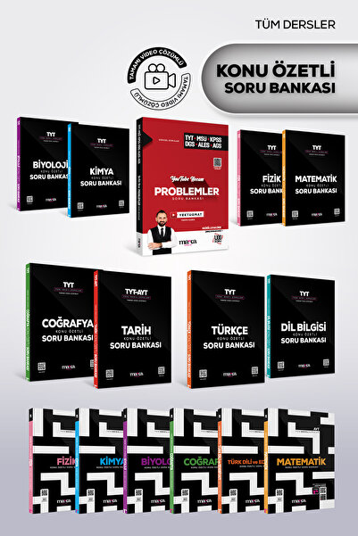 Marka Yayınları TYT AYT 2026 Tüm Dersler Konu Özetli Soru Bankası Seti + Yasi...