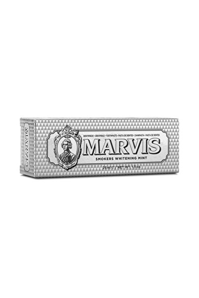 Marvis Smokers Whitening Mint 25 ml – Sigara İçenler İçin Doğal Beyazlık