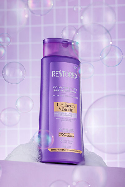 Restorex Collagen & Biotin Hacimsiz Saçlar Için Dolgunlaştırıcı Şampuan 500ml