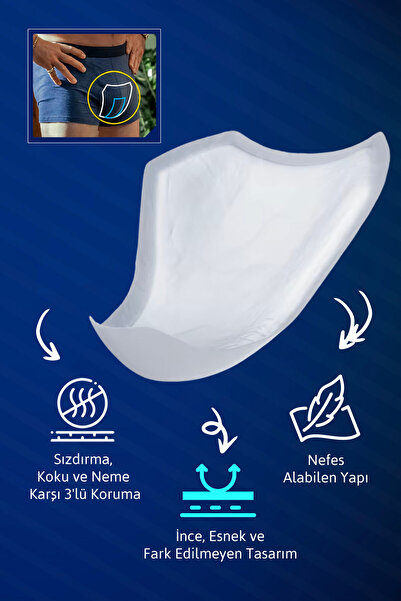 TENA MEN Emici Koruma Level 3 - 5 Damla – 16’lı 6 Paket (96 Adet)