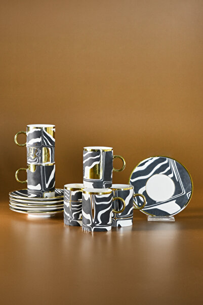 Karaca Tales 6 Kişilik Kahve Fincanı Gold