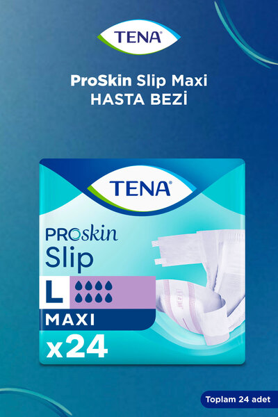 TENA ProSkin Slip Maxi Yetişkin Hasta Bezi 8 Damla M - 24'lü 1 Paket (24 Adet)