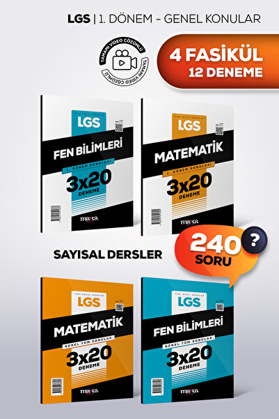 Marka Yayınları LGS 2026 1. Dönem ve Genel Konular Deneme Sınavı Seti | Sayıs...