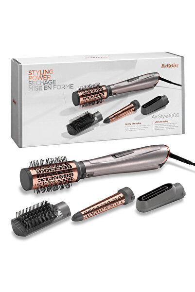 BABYLİSS Air Styler 1000W 200 Derece İyon Etkili 4 Başlıklı Hava Üflemeli Saç...