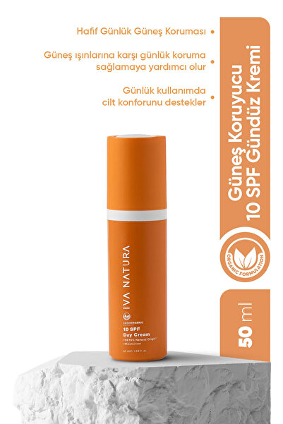 Iva Natura Güneş Koruyucu Ve Nemlendirici 10 Spf Gündüz Kremi Kara Mürver Ve ...