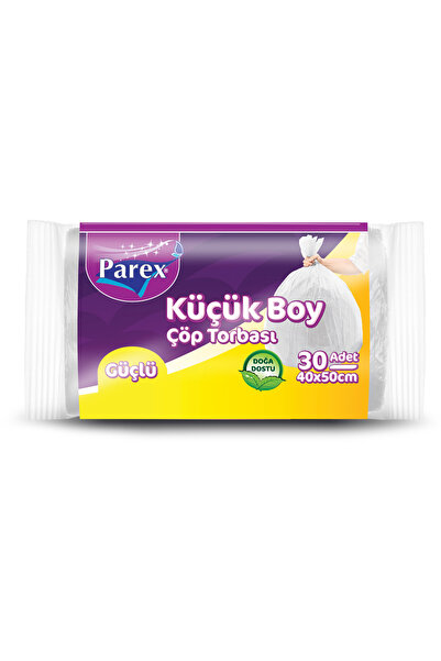 Parex Güçlü Çöp Torbası Küçük Boy 30'lu 40 x 50 cm