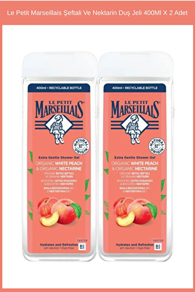 Le Petit Marseillais Şeftali Ve Nektarin Duş Jeli 400Ml X 2 Adet