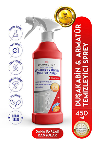 BioBellinda Duşakabin & Armatür Temizleyici Sprey 500 Ml.