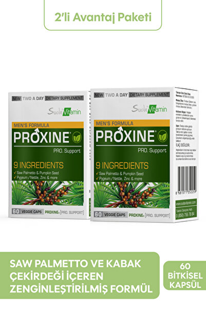 Suda Vitamin Proxine Erkek Sağlığı Çinko+Selenyum+Bitkisel Ekstreler Prostat ...