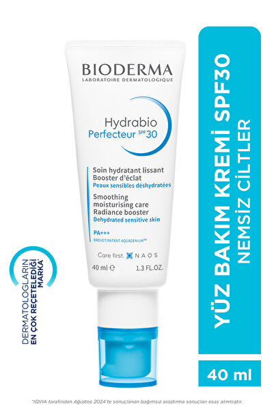 Bioderma Hydrabio Perfecteur Işıltı Veren Nemlendirici SPF30 Güneş Koruyuculu...
