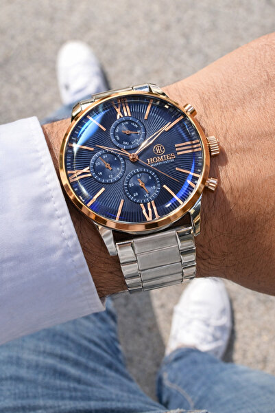 Homies ERKEK KOL SAATİ ORJİNAL HEDİYELİK KUTUSU TAKVİMLİ 3 ATM SU GEÇİRMEZ Bİ...