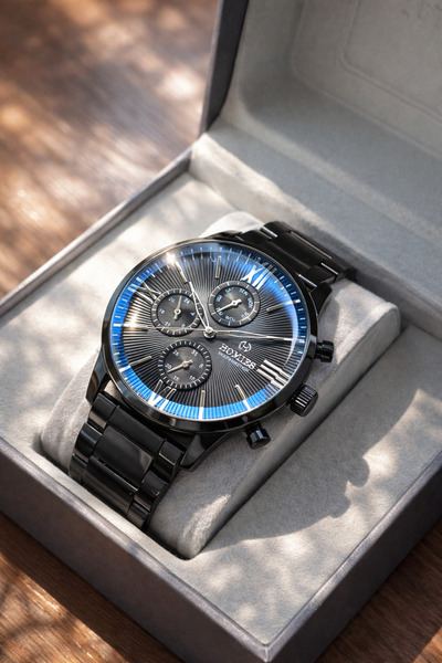 Homies ساعة يد رجالية ضمان لمدة عامين جميع الأشكال مع صندوق هدايا وسوار هدية