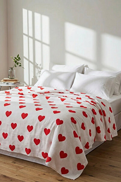 TRENDYOLMİLLA HOME Doppel-Piqué mit Herzmuster, 220 x 230 cm, TPHSS26CPT00001