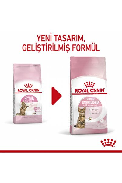 Royal Canin Sterilised Kısırlaştırılmış Yavru Kediler Için Kuru Kedi Maması 2kg