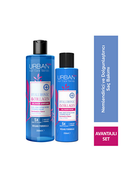 Urban Care Hyaluronic & Collagen Ekstra Dolgunlaştırıcı Saç Bakım Şampuanı ve...