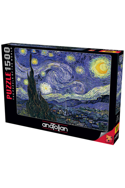 Anatolian Puzzle أحجية الصور المقطوعة 1500 قطعة - ليلة مرصعة بالنجوم 4577