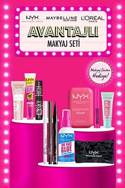 NYX Professional Makeup Tüm Ürünlerim Çantamda Makyaj Seti – NYX Halloween Ça...