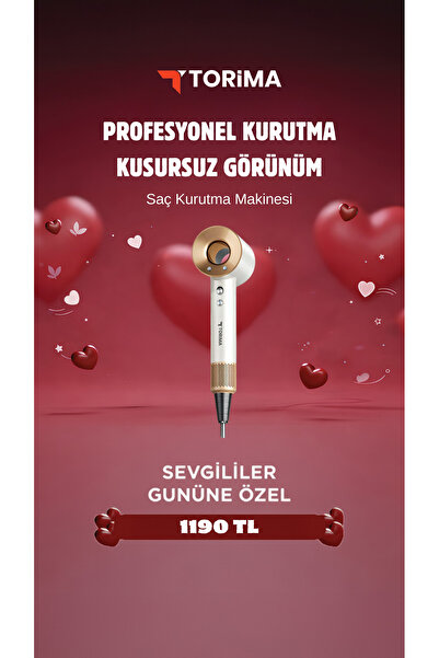 Torima مجفف شعر قوي لتصفيف الشعر H5 باللون الأبيض